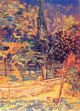 Vincent Van Gogh Painting - Escalones de piedra en el jardín del asilo Vincent van Gogh